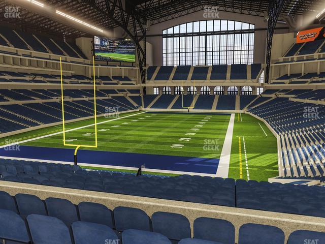 Seating view for Lucas Oil Stadium Section 224