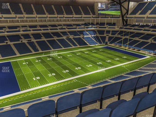 Seating view for Lucas Oil Stadium Section 544