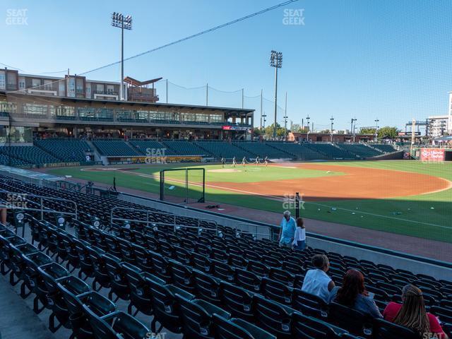 Seating view for Truist Field Section 104