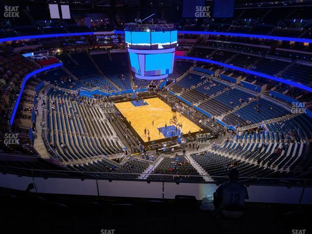 Seating view for Kia Center Section 219