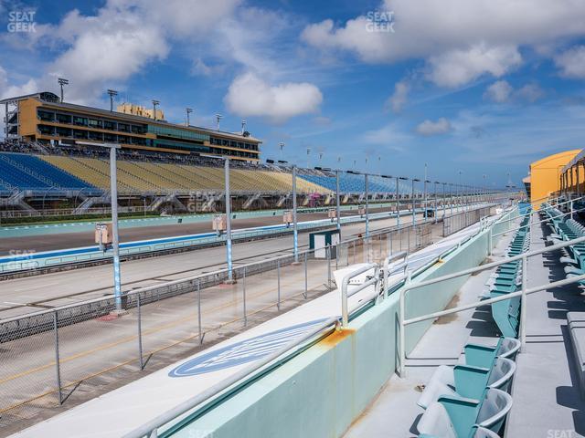 Seating view for Homestead-Miami Speedway Section Pit Road Cabana 4