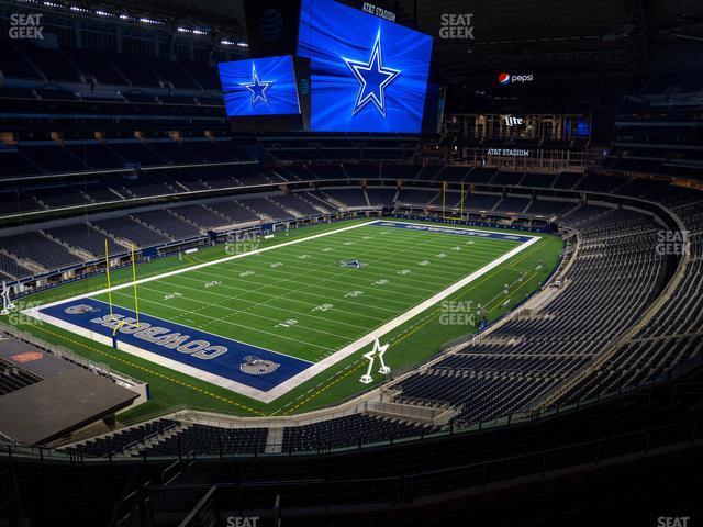 Seating view for AT&T Stadium Section Silver Suite 418