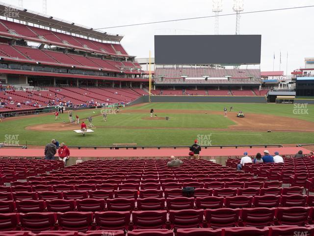 Seating view for Great American Ball Park Section 129