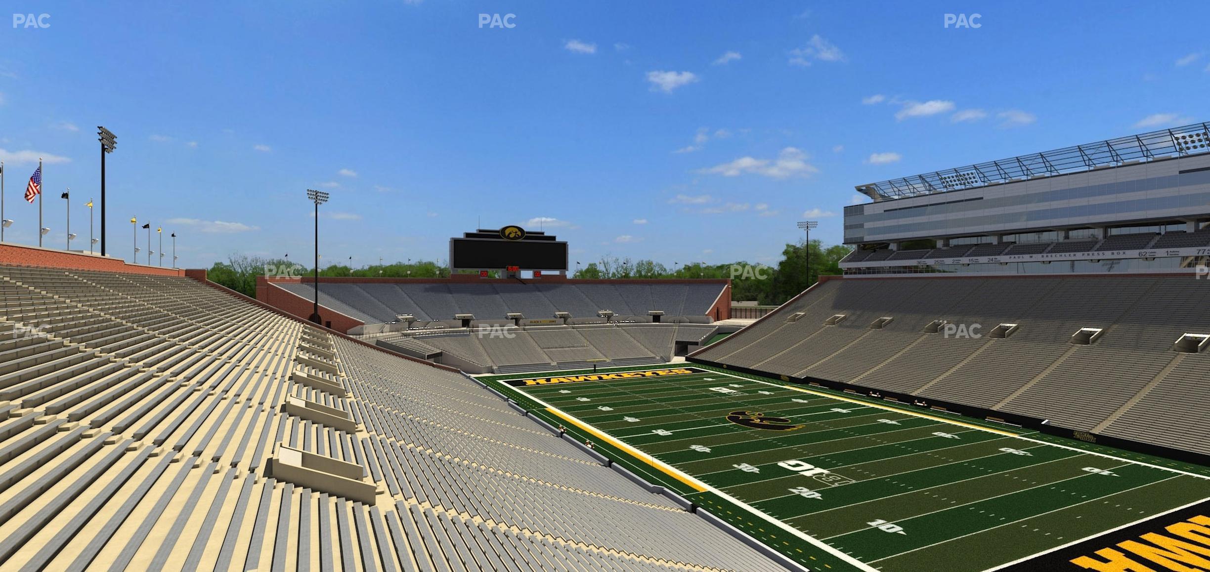 Seating view for Kinnick Stadium Section 341