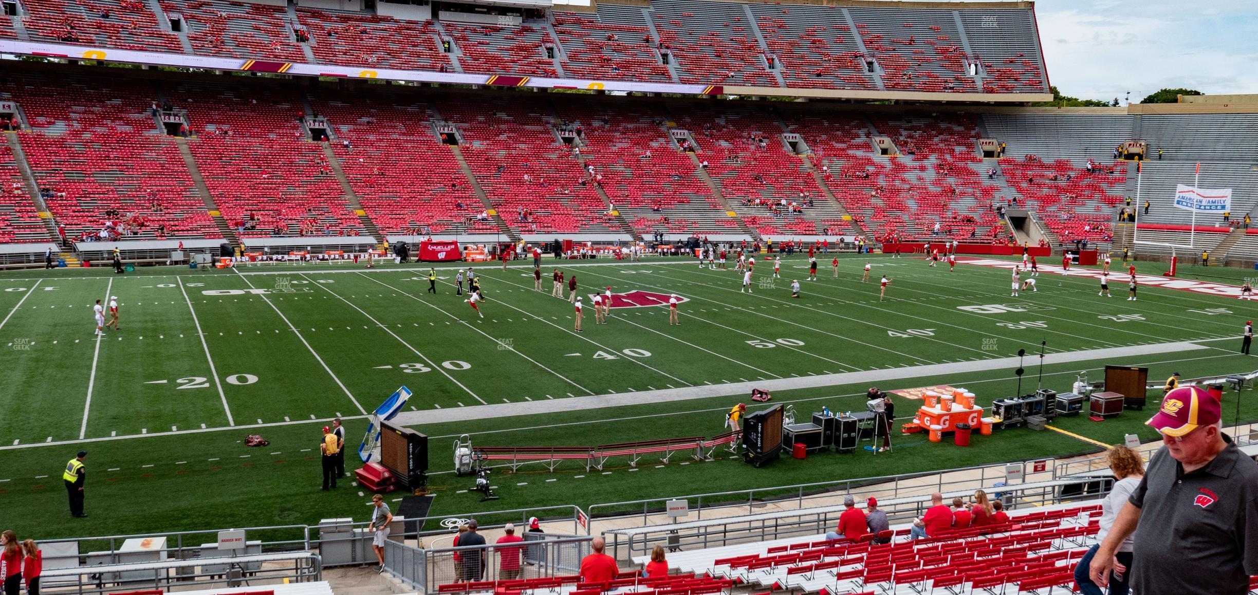 Seating view for Camp Randall Stadium Section V