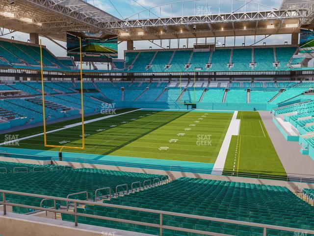 Seating view for Hard Rock Stadium Section 230