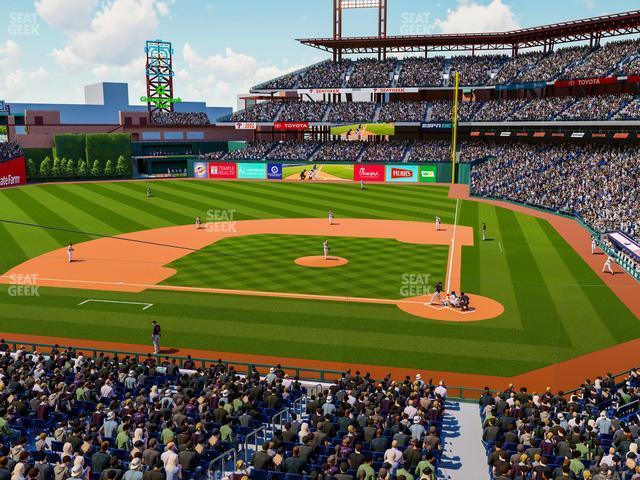 Seating view for Citizens Bank Park Section Suite 25