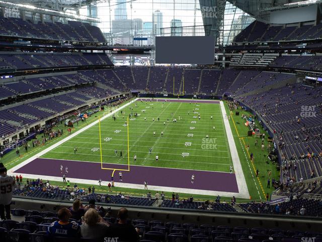 Seating view for U.S. Bank Stadium Section 222