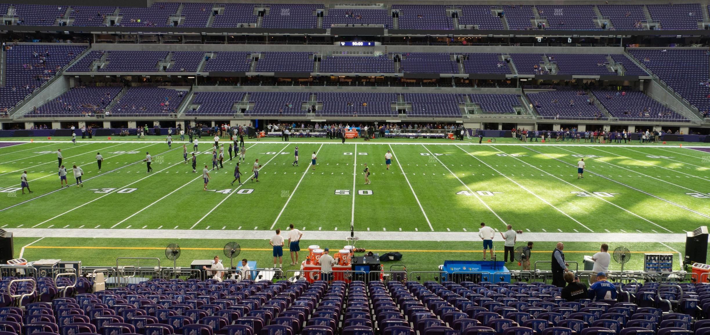 Seating view for U.S. Bank Stadium Section V 3