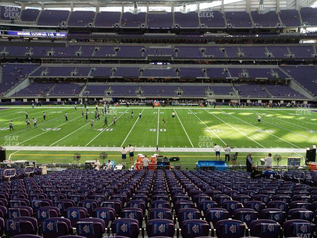 Seating view for U.S. Bank Stadium Section V 3