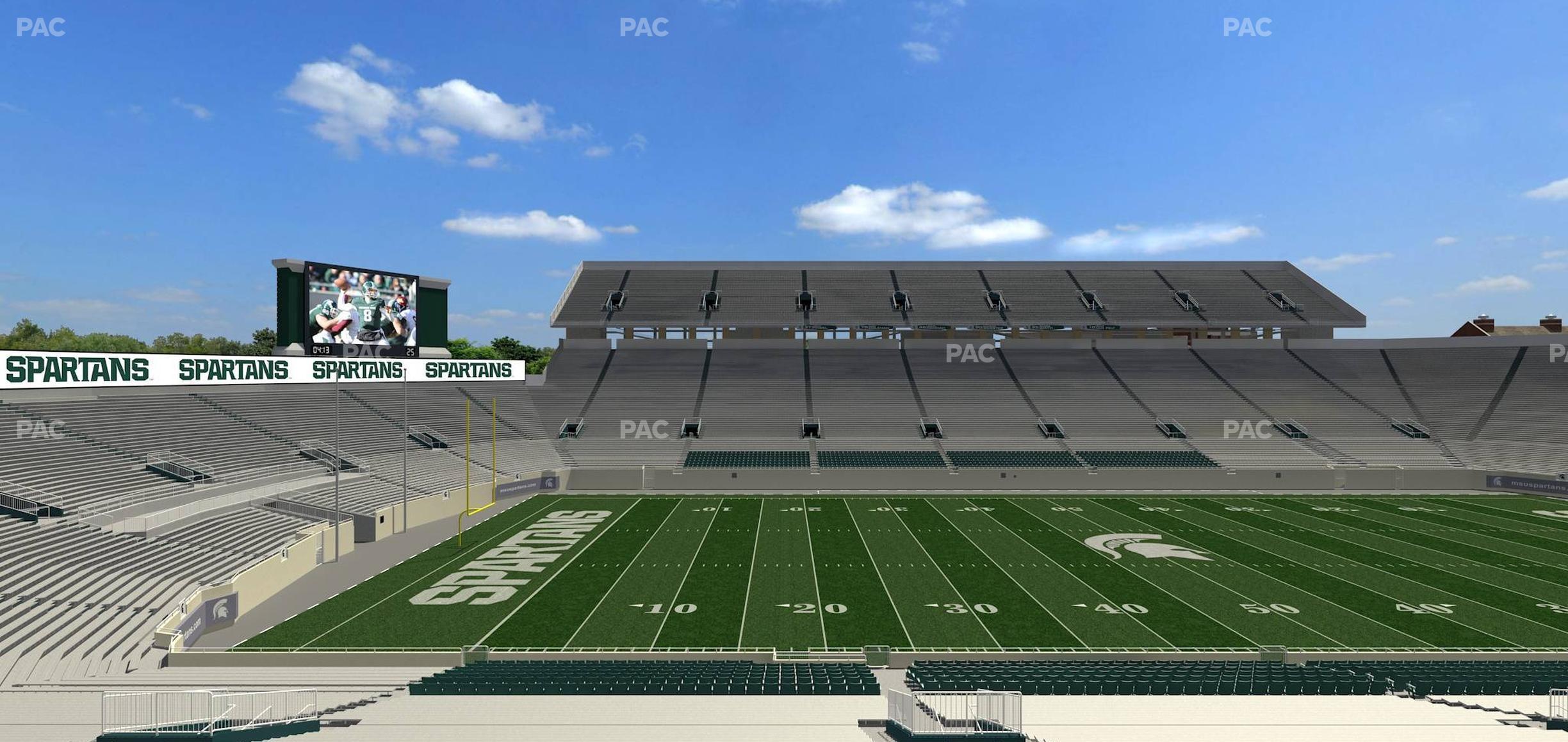 Seating view for Spartan Stadium (Michigan) Section 25