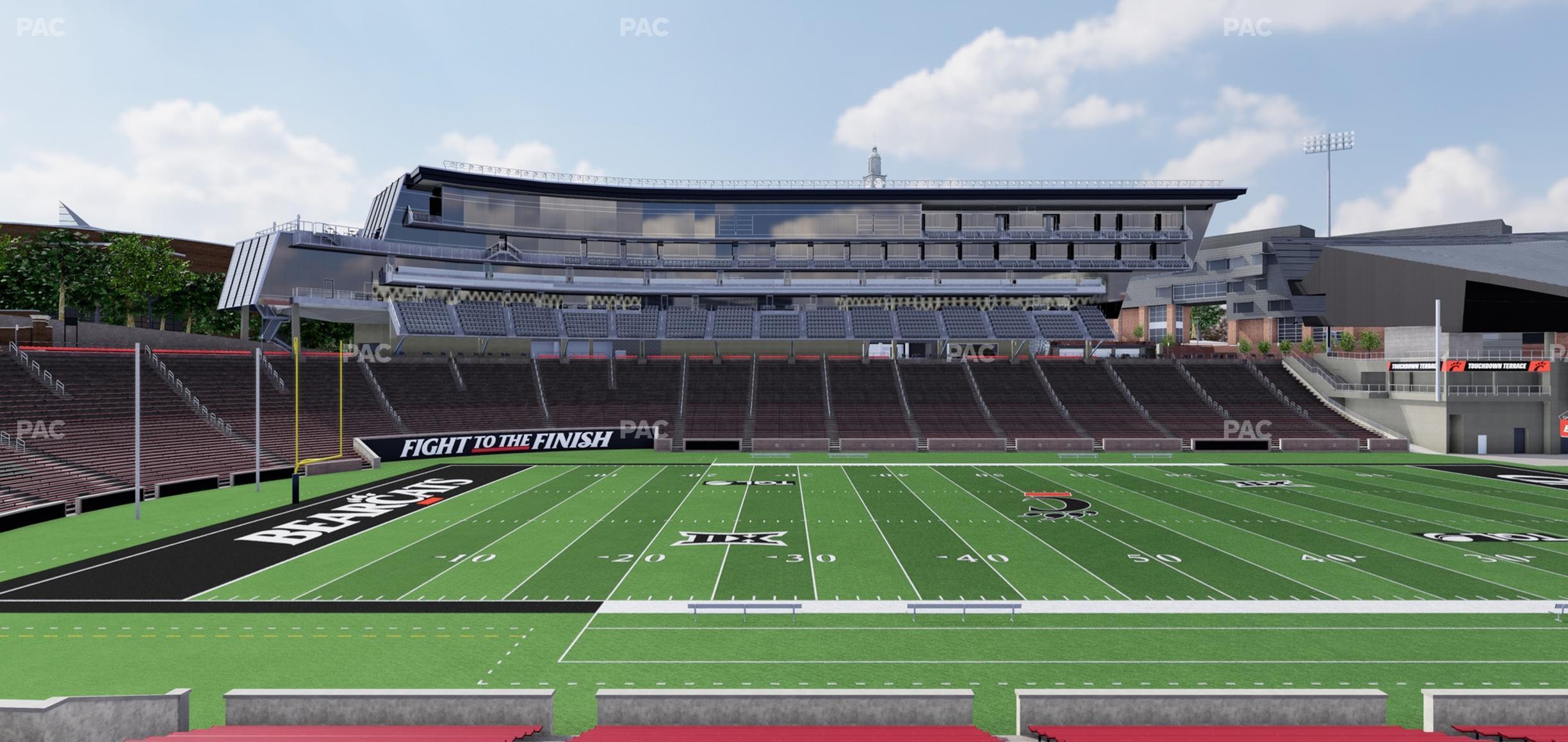 Seating view for Nippert Stadium Section 108