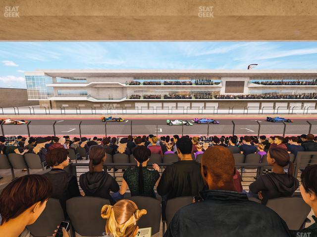 Seating view for Circuit of The Americas Section Main Grandstand Mezzanine 5 A