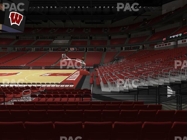 Seating view for Kohl Center Section 120