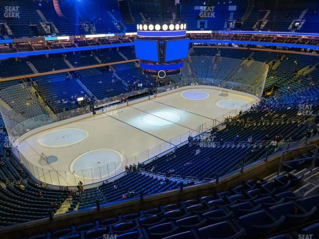 Seating view for KeyBank Center Section 323