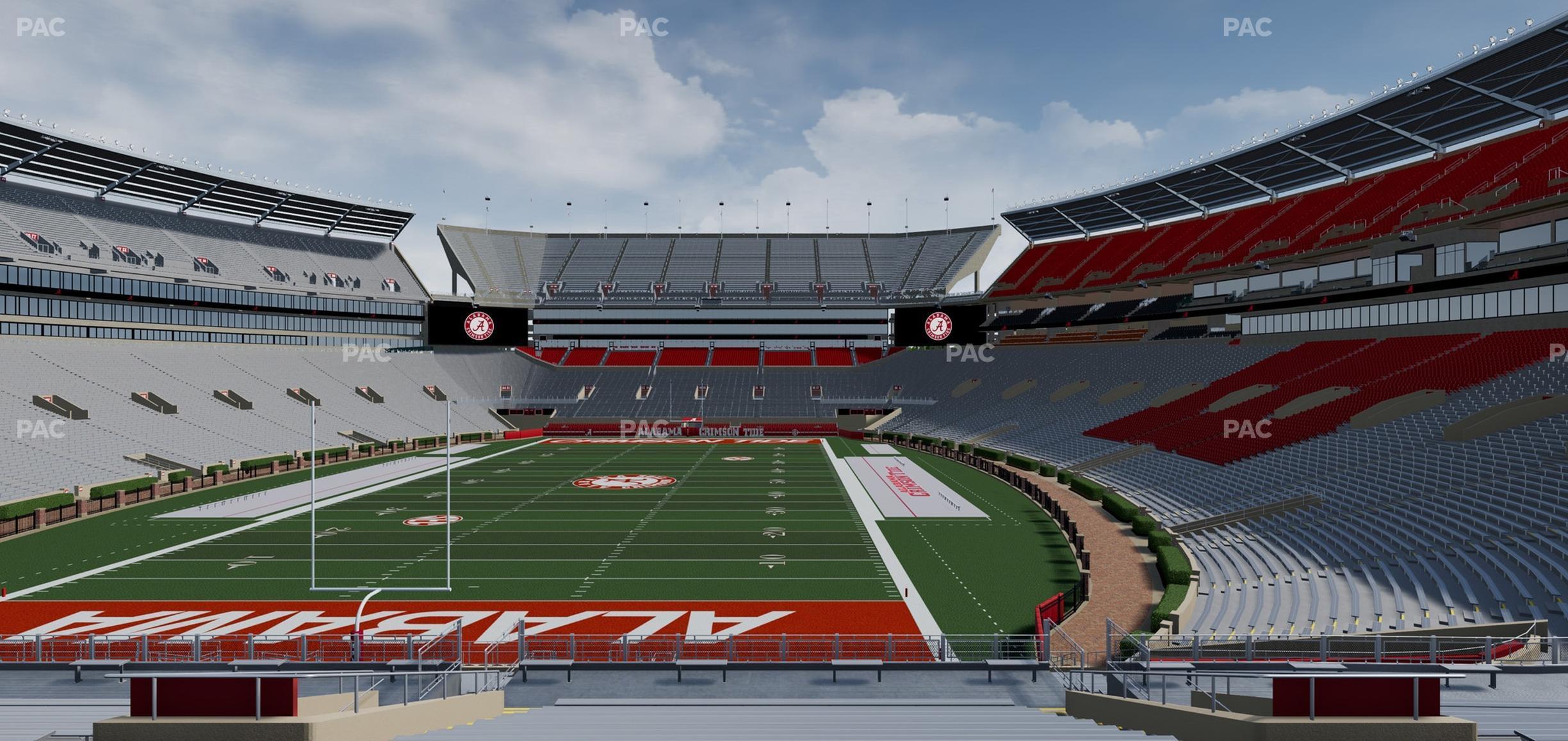 Seating view for Bryant Denny Stadium Section N 3