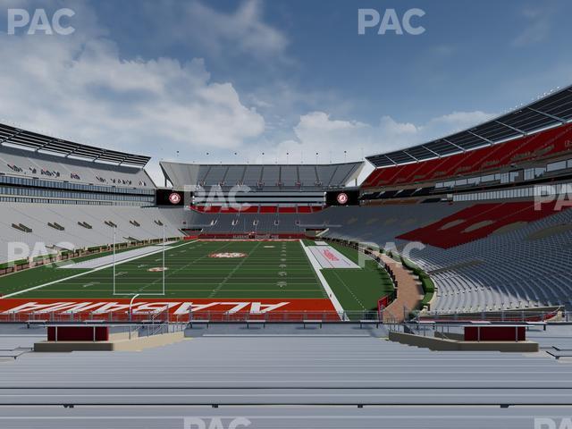 Seating view for Bryant Denny Stadium Section N 3