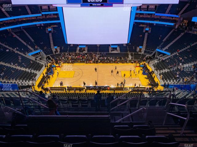 Seating view for Chase Center Section 206