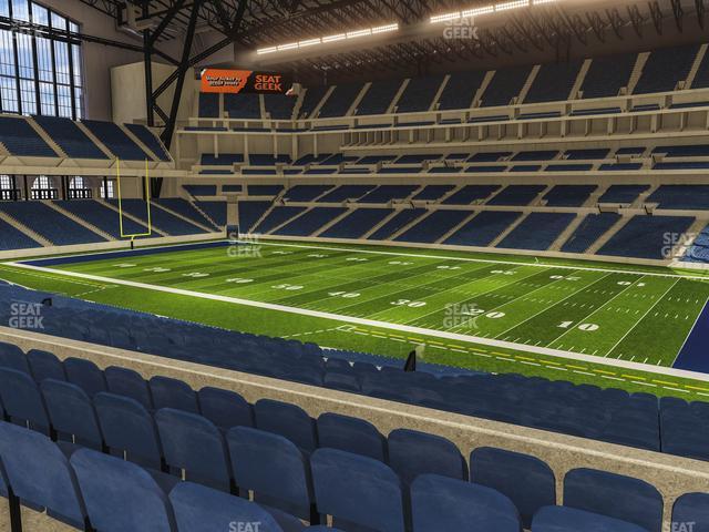 Seating view for Lucas Oil Stadium Section 236