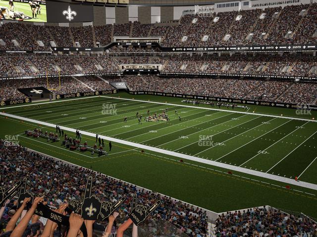 Seating view for Caesars Superdome Section 307