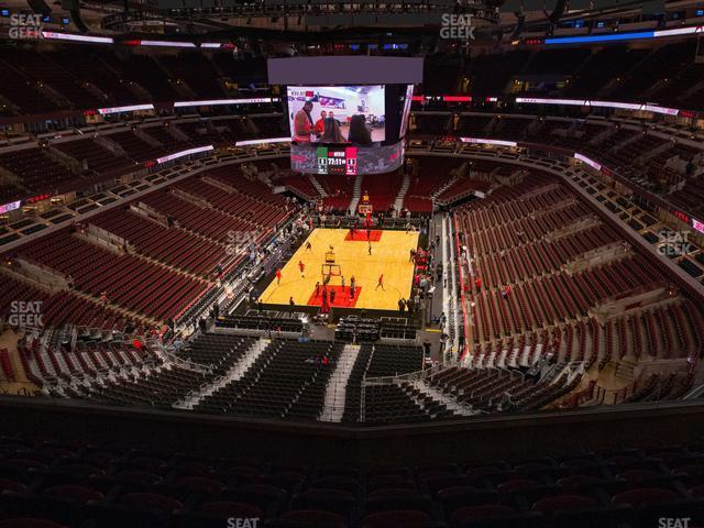 Seating view for United Center Section 325