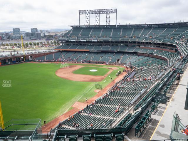 Seating view for Oracle Park Section View Reserved 333