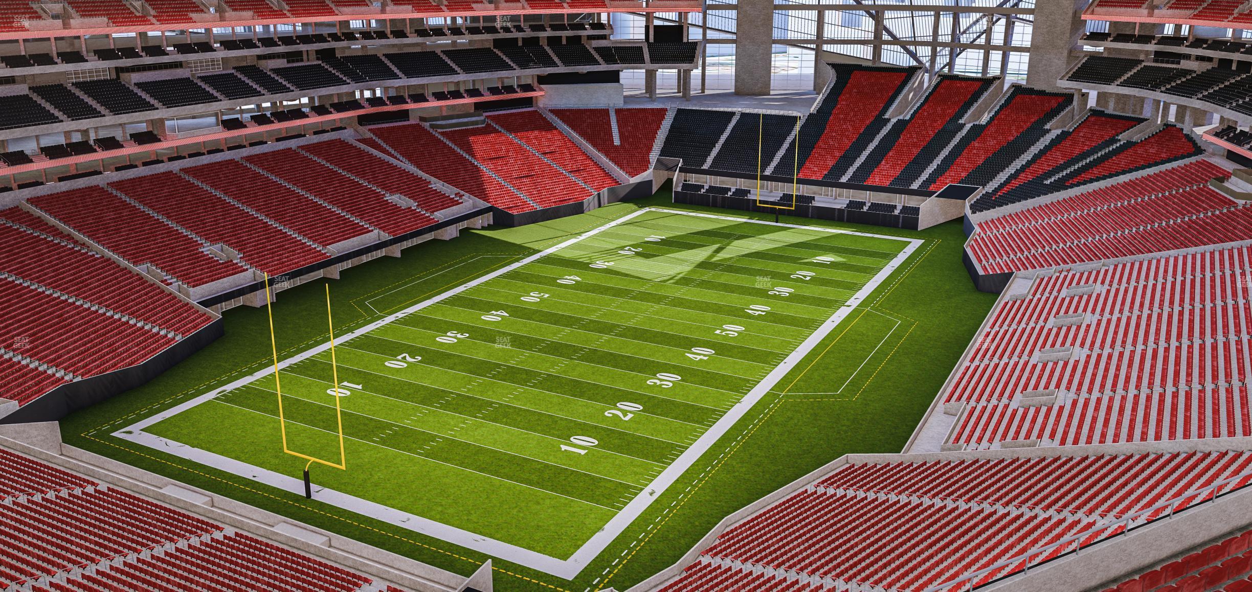 Seating view for Mercedes-Benz Stadium Section 321