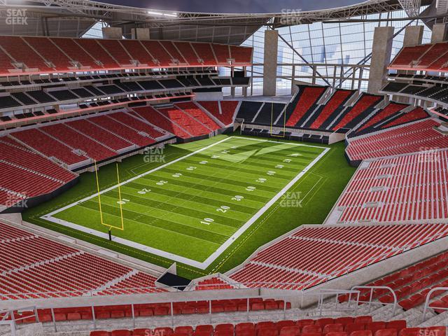 Seating view for Mercedes-Benz Stadium Section 321