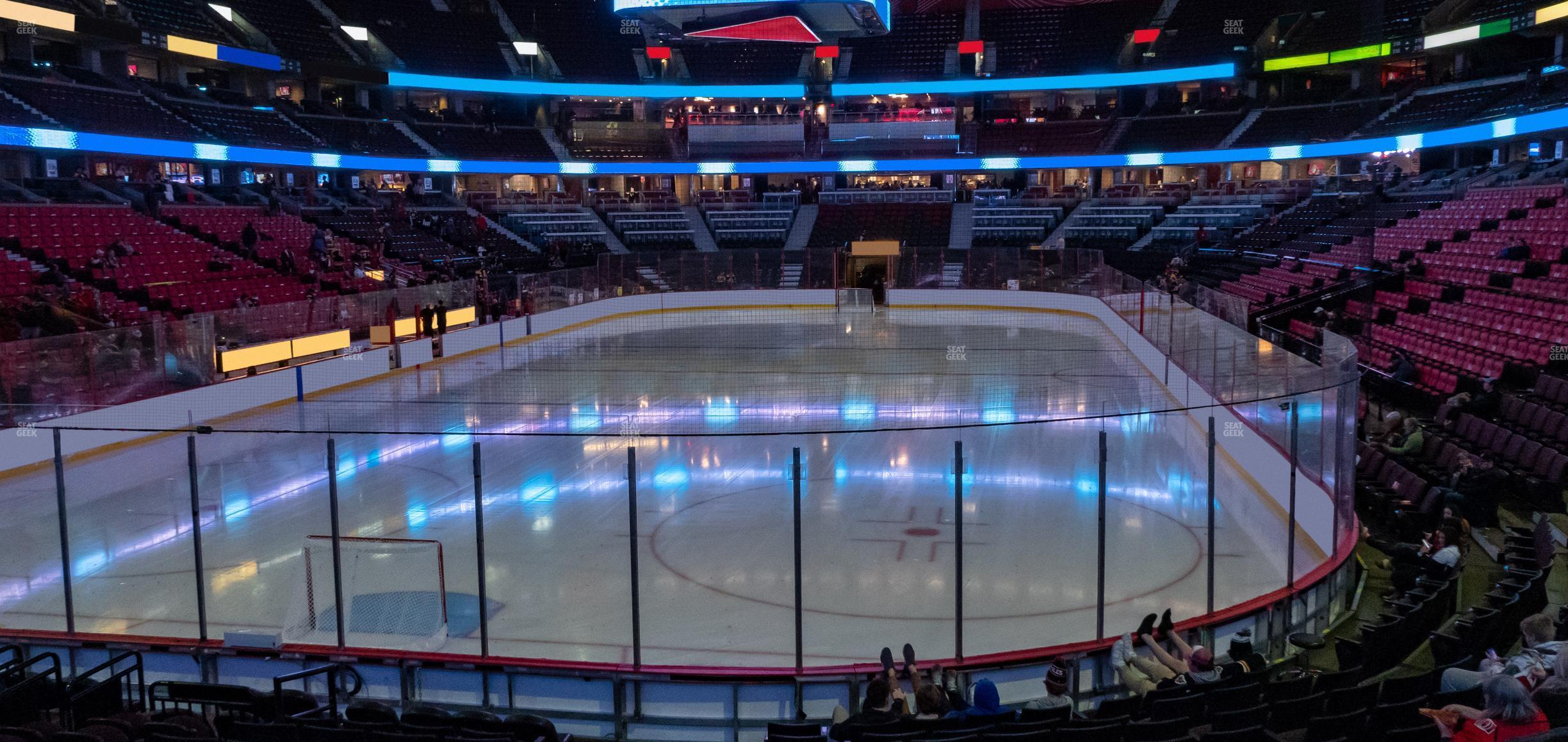 Seating view for Canadian Tire Centre Section 120