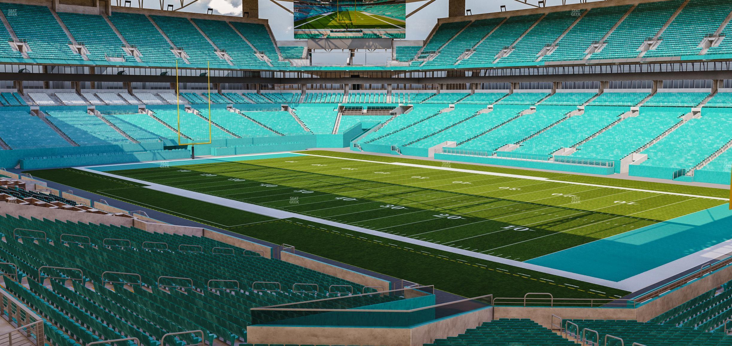 Seating view for Hard Rock Stadium Section 239