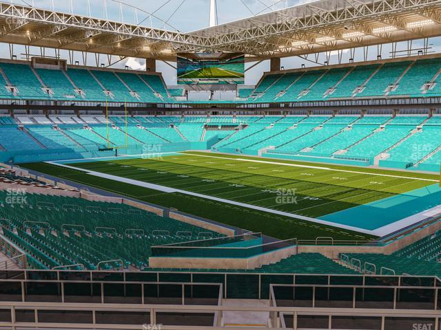 Seating view for Hard Rock Stadium Section 239