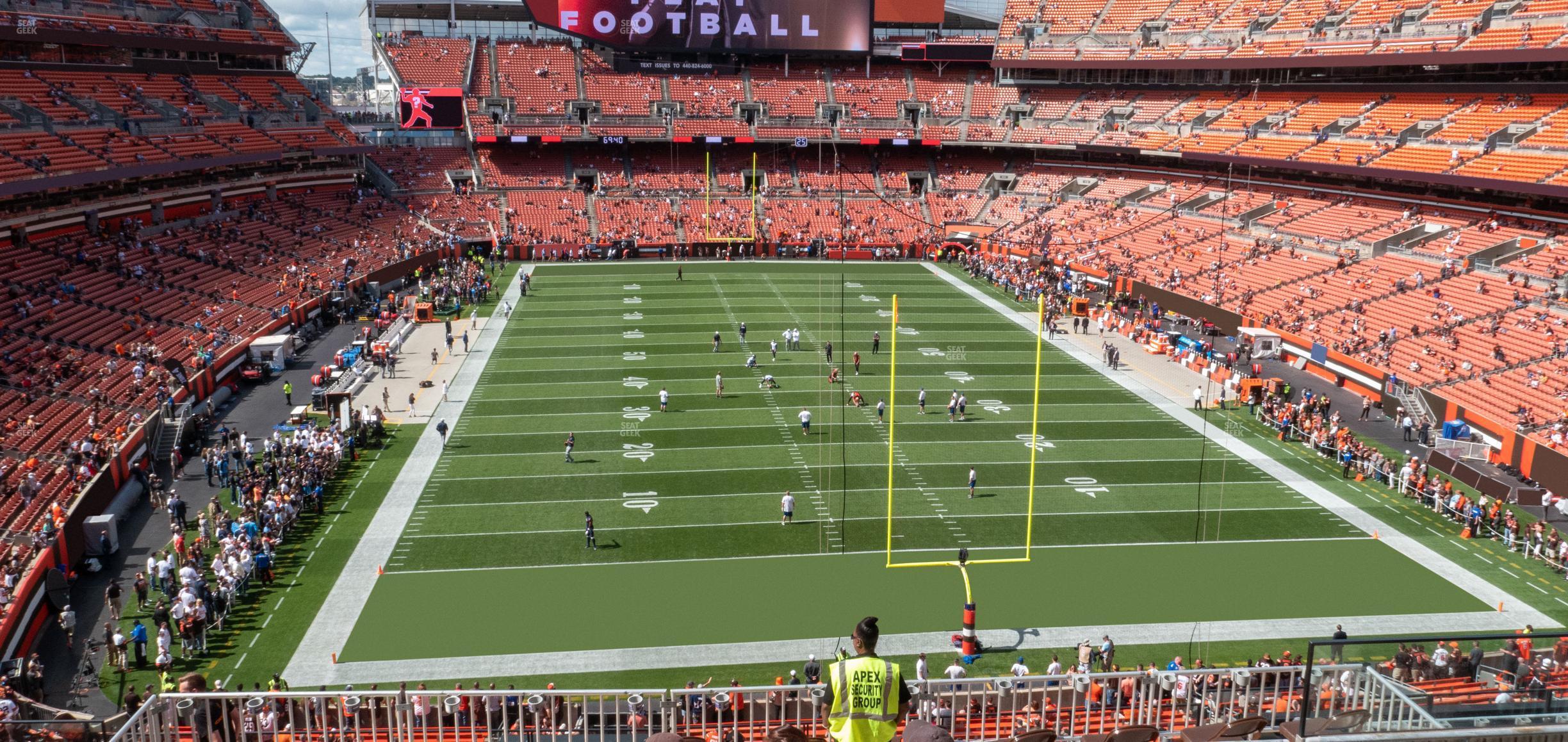 Seating view for Huntington Bank Field Section 319