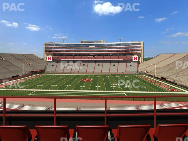 Seating view for Memorial Stadium Nebraska Section 205