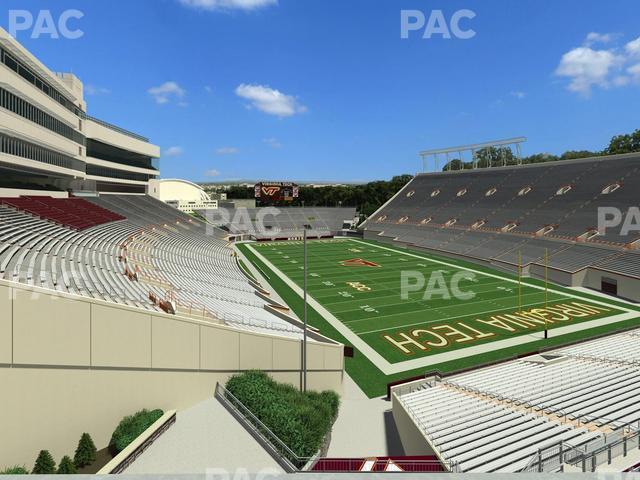 Seating view for Lane Stadium Section 409