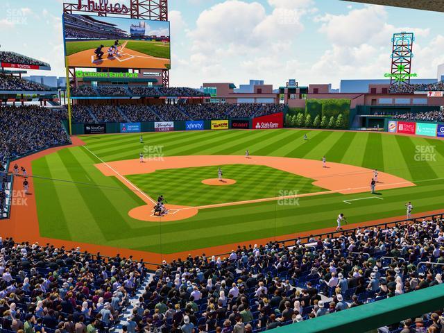 Seating view for Citizens Bank Park Section Suite 39