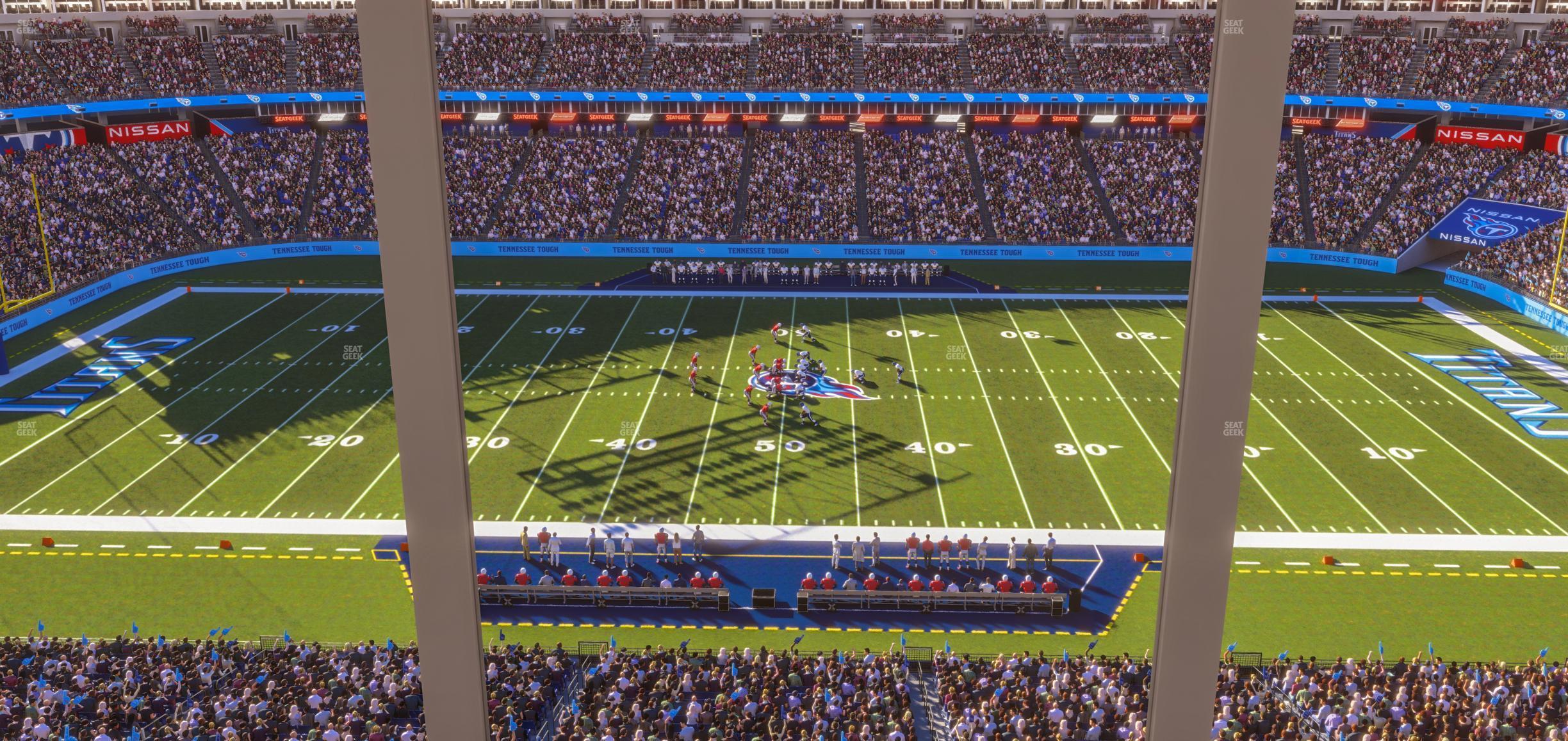 Seating view for Nissan Stadium Section Suite 620 E