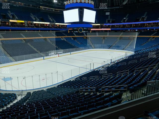 Seating view for KeyBank Center Section 211