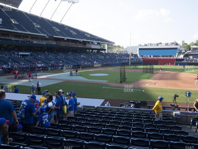 Seating view for Kauffman Stadium Section 135