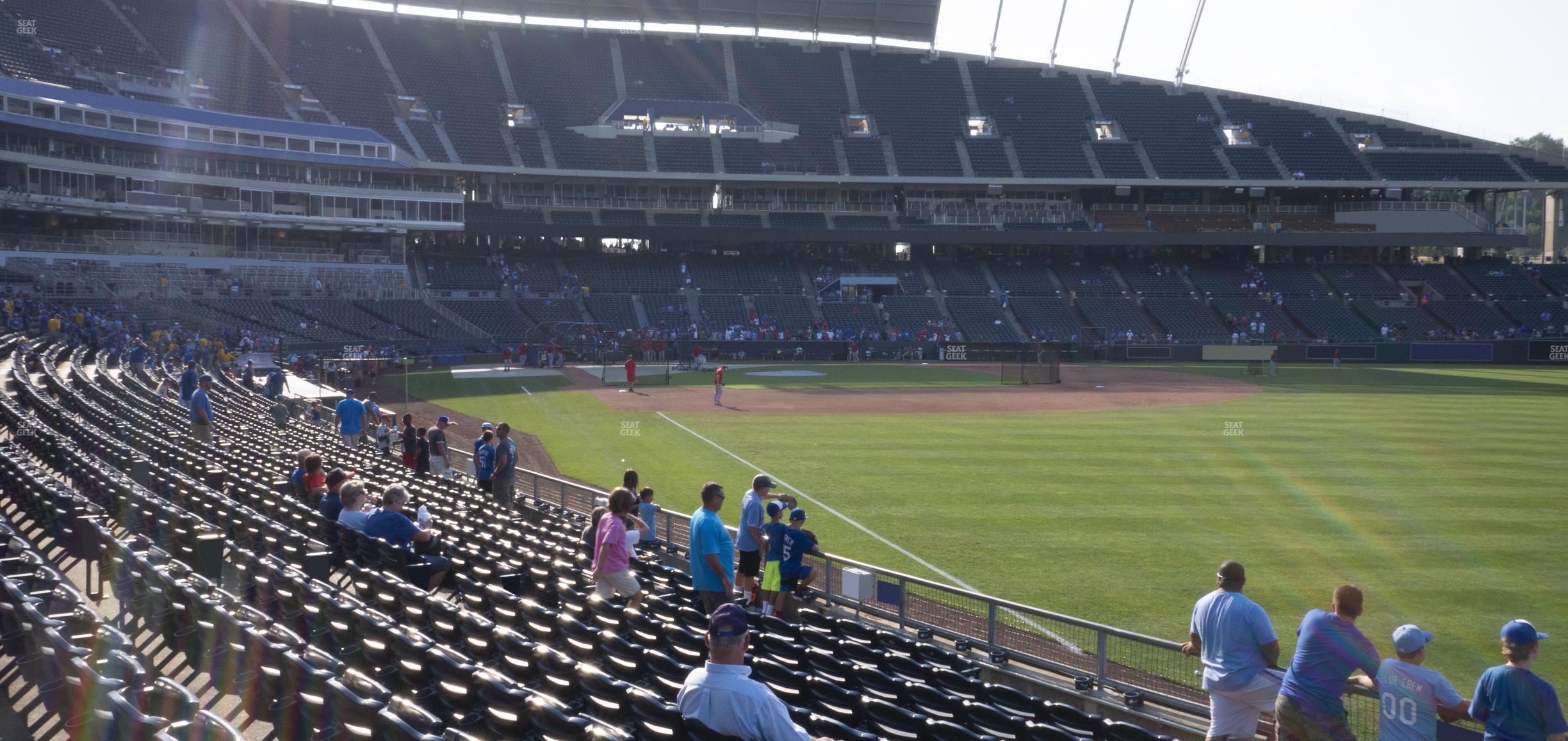 Seating view for Kauffman Stadium Section 146