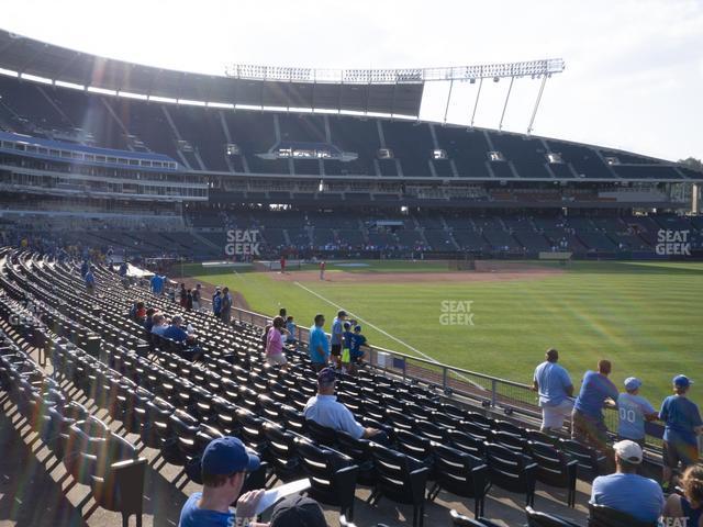 Seating view for Kauffman Stadium Section 146