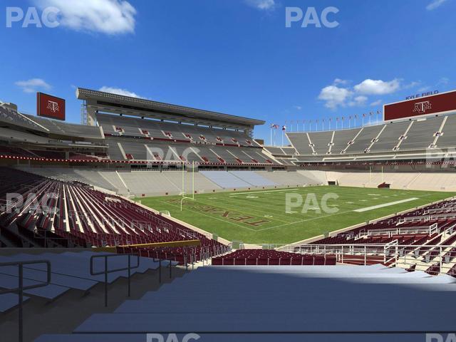 Seating view for Kyle Field Section 114