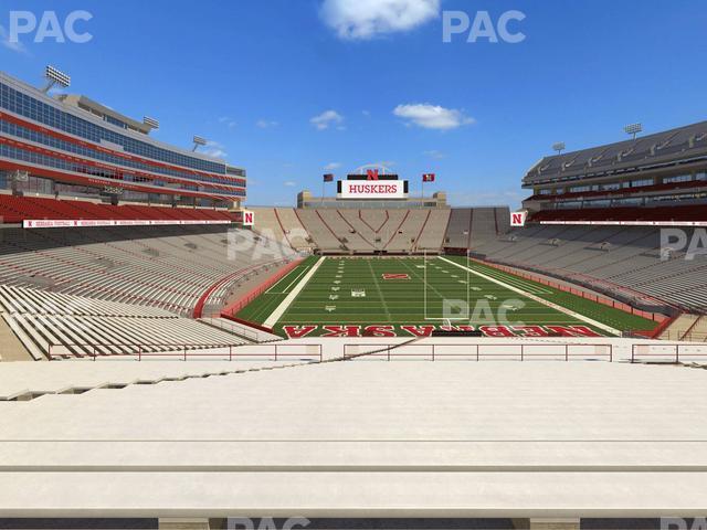 Seating view for Memorial Stadium Nebraska Section 16 C