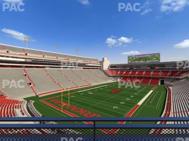 Seating view for Razorback Stadium Section Suite 18