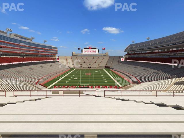 Seating view for Memorial Stadium Nebraska Section 16 B 1