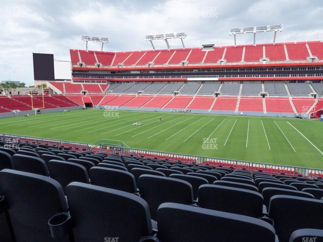 Seating view for Raymond James Stadium Section 238