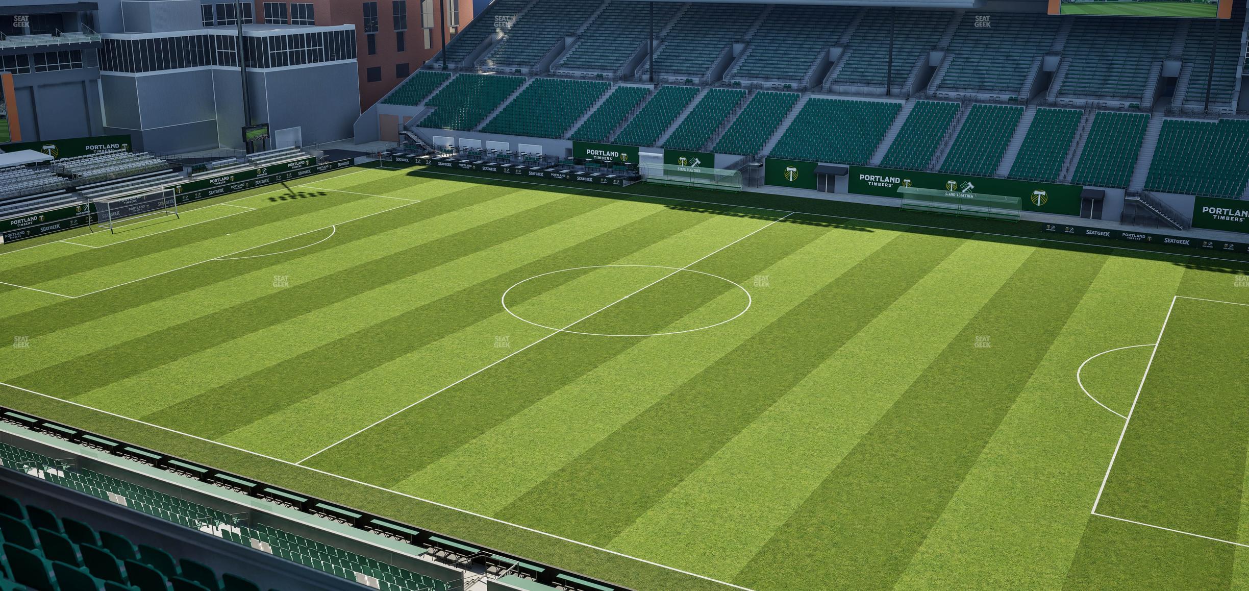 Seating view for Providence Park Section Toyota Terrace East 9