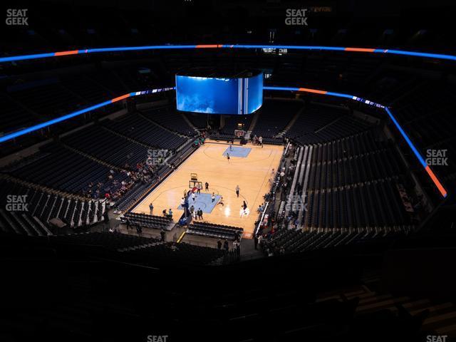 Seating view for FedExForum Section 202