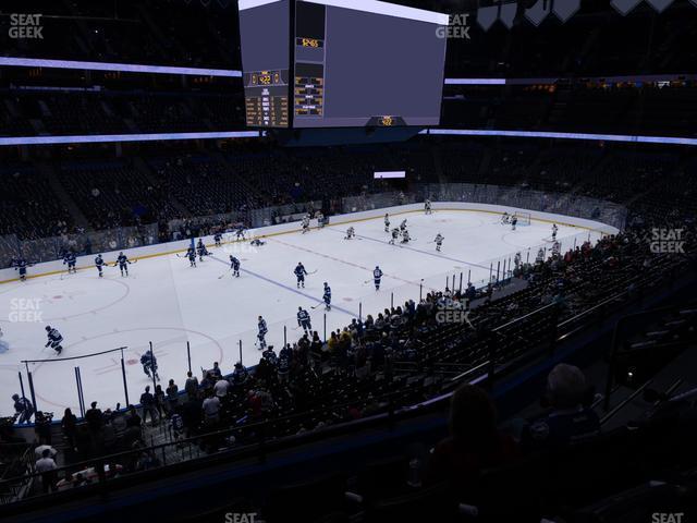 Seating view for Amalie Arena Section 219