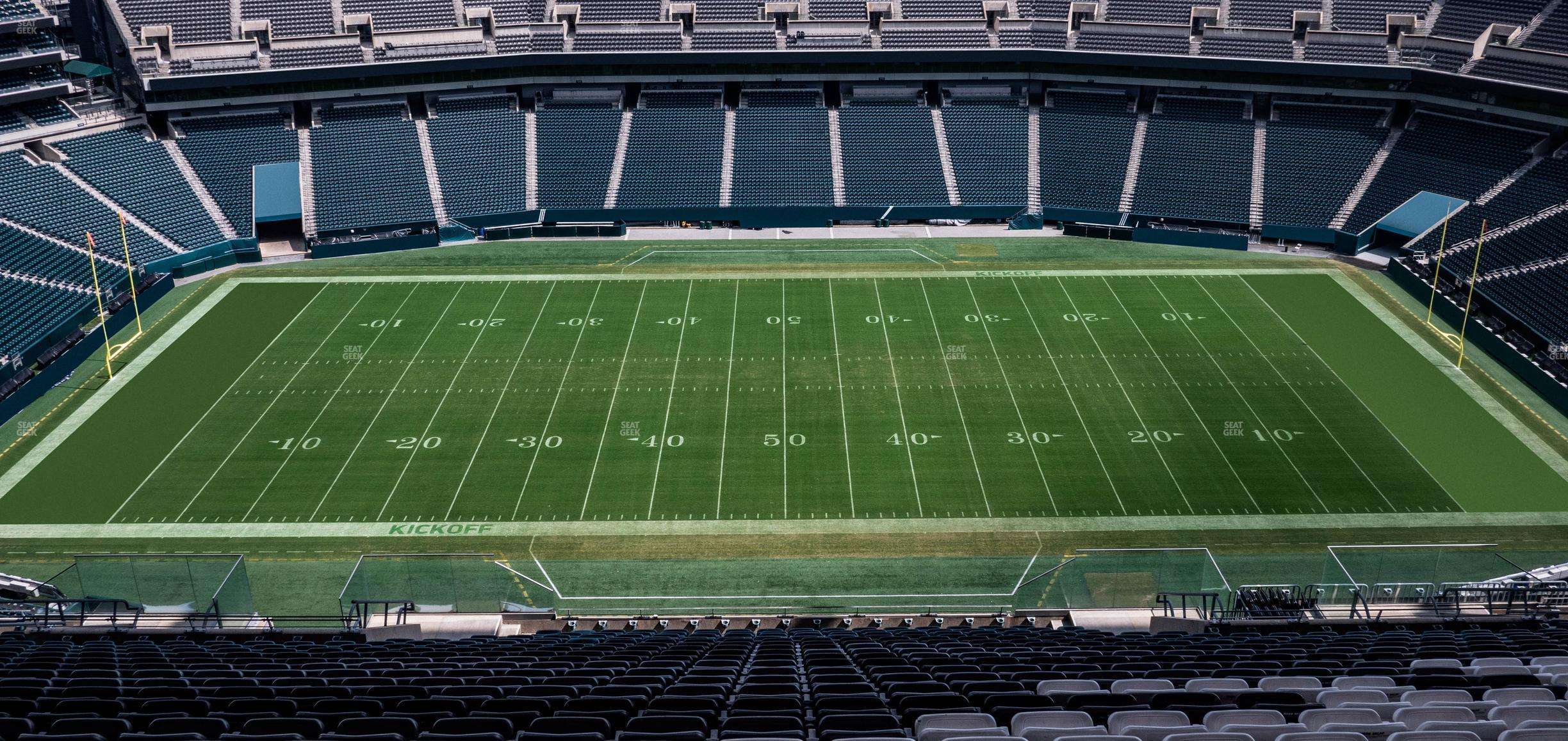 Seating view for Lincoln Financial Field Section 201