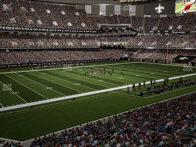 Seating view for Caesars Superdome Section 272